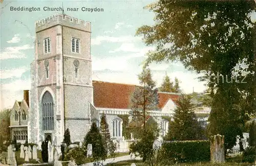 AK / Ansichtskarte  Croydon_London_UK Beddington Church 