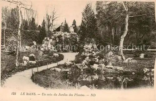 AK / Ansichtskarte Le_Mans_Sarthe Un coin du Jardin des Plantes Le_Mans_Sarthe