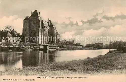 AK / Ansichtskarte Solesmes_72_Sarthe Abbaye des Benedictins 