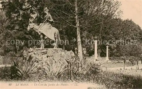 AK / Ansichtskarte Le_Mans_Sarthe Un Coin du Jardin des Plantes Le_Mans_Sarthe