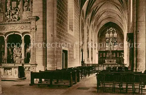 AK / Ansichtskarte Solesmes_72_Sarthe La Chapelle de la Vierge et le choeur de St Pierre 