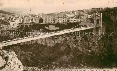 AK / Ansichtskarte  Constantine_Algerie La Passerelle Sidi M'Cid 