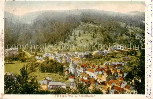 AK / Ansichtskarte  Triberg Blick vom Kaiserfelsen Triberg