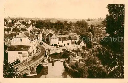 AK / Ansichtskarte Fresnay sur Sarthe Vue prise des Remparts du Chateau Fresnay sur Sarthe