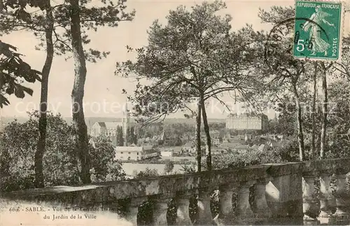 AK / Ansichtskarte Sable sur Sarthe_72 Vue de la Terrasse Italienne du Jardin de la Ville 