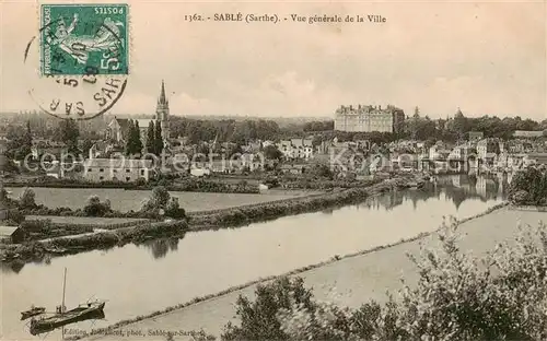AK / Ansichtskarte Sable sur Sarthe_72 Vue generale de la Ville 