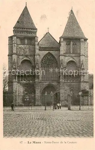 AK / Ansichtskarte Le_Mans_Sarthe Notre Dame de la Couture Le_Mans_Sarthe