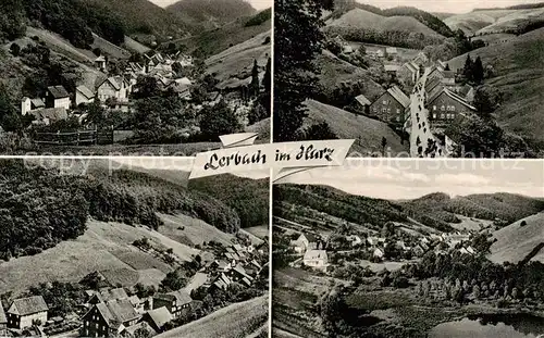 AK / Ansichtskarte  Lerbach_Harz Panorama Teilansichten Lerbach Harz