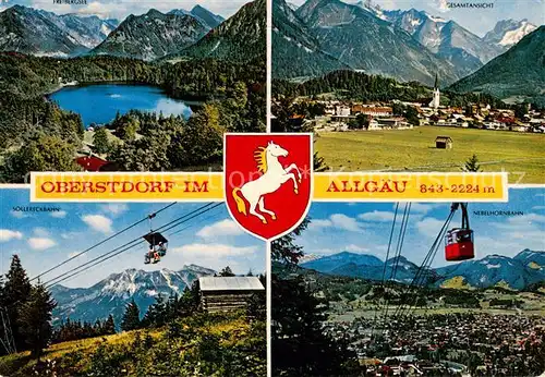 AK / Ansichtskarte  Seilbahn_Cable-Car_Telepherique Obersdorf im Allgaeu 