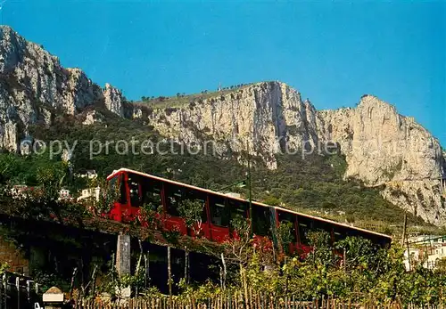 AK / Ansichtskarte 73812238 Drahtseilbahn Capri La Funicolare 