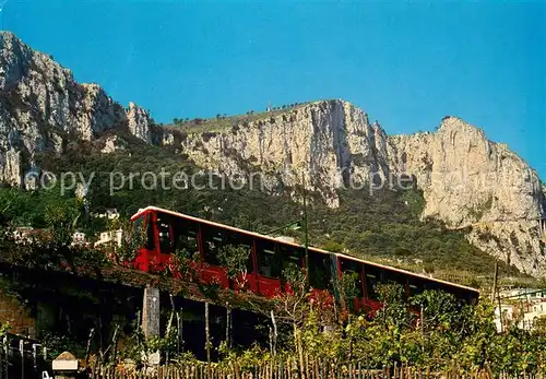 AK / Ansichtskarte  Drahtseilbahn Capri La Funicolare 