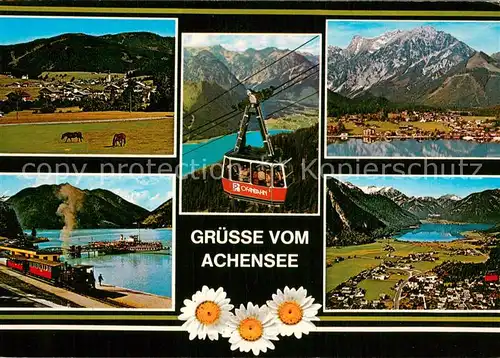 AK / Ansichtskarte 73812239 Seilbahn_Cable-Car_Telepherique Achensee Tirol 