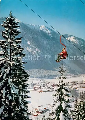 AK / Ansichtskarte  Sessellift_Chairlift_Telesiege Bayrischzell zum Sudelfeld 