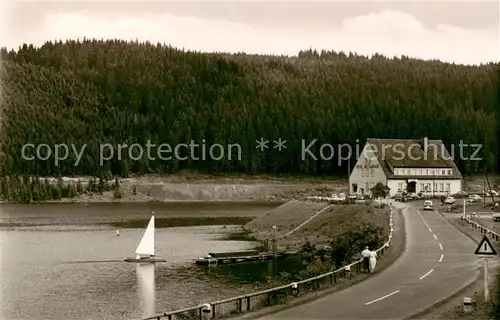 AK / Ansichtskarte  Altenau_Harz Hotel Restaurant Gemkenthal Okertalsperre Altenau Harz