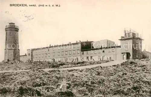 AK / Ansichtskarte  Brocken_Harz Berghotel Aussichtsturm Brocken Harz