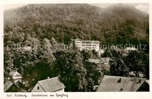 AK / Ansichtskarte  Bad_Harzburg Sanatorium am Burgberg Bad_Harzburg