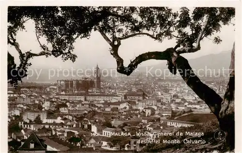 AK / Ansichtskarte  Malaga_Andalucia_ES Vista general desde el Monte Calvario 