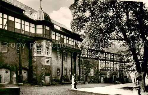 AK / Ansichtskarte  Herzberg_Harz Schlosshof Herzberg Harz