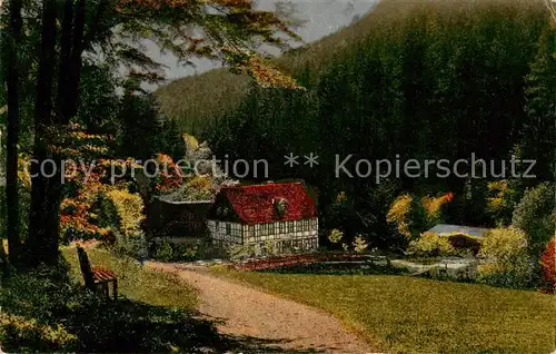 AK / Ansichtskarte  Hohegeiss_Harz Wolfsbachmuehle Waldhaus Gaststaette Hohegeiss Harz