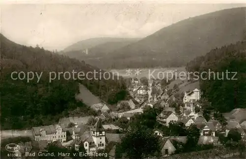 AK / Ansichtskarte  Bad_Grund Panorama Blick vom Eichelberg Bad_Grund