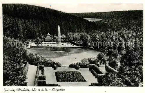 AK / Ansichtskarte 73812387 Braunlage Kurgarten Braunlage