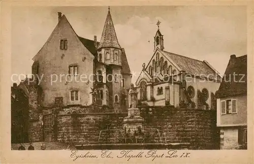 AK / Ansichtskarte Egisheim_Eguisheim_68_Alsace Kapelle Papst Leo IX 