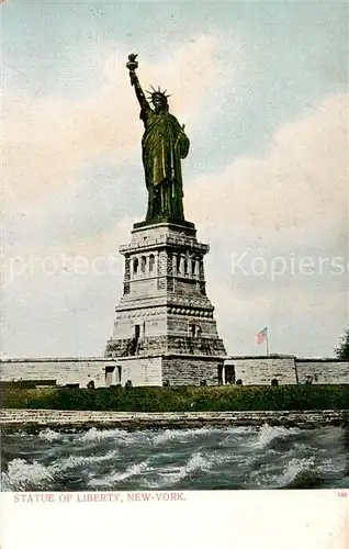 AK / Ansichtskarte 73812423 New_York_City Statue of Liberty New_York_City