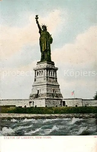 AK / Ansichtskarte  New_York_City Statue of Liberty New_York_City