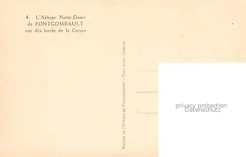 AK / Ansichtskarte La_Creuse Abbaye Notre Dame de Fontgombault La_Creuse
