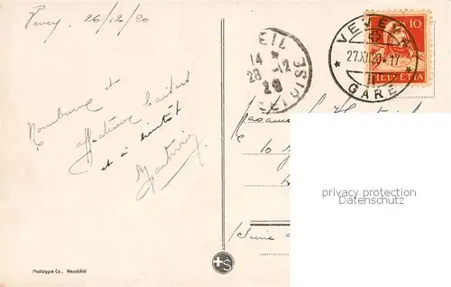 AK / Ansichtskarte Vevey_VD Mont Pelerin Vue sur Vevey Vevey_VD