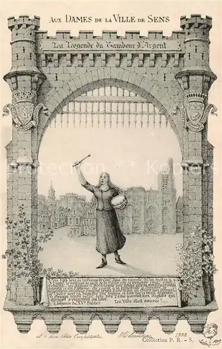AK / Ansichtskarte Sens_89 Aux Dames de la Ville de Sens La Legende du Tambour d Argent 