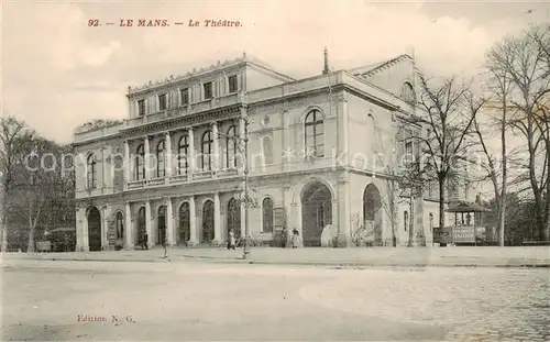 AK / Ansichtskarte Le_Mans_Sarthe Le Theatre Le_Mans_Sarthe