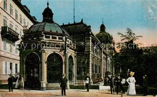 AK / Ansichtskarte  Wiesbaden Hochbrunnenquelle Wiesbaden