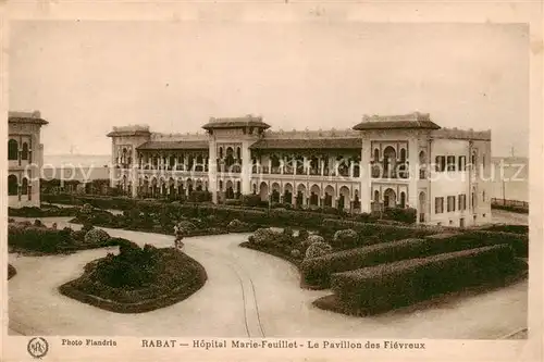 AK / Ansichtskarte  Rabat_Marokko Hopital Marie Feuillet Le Pavillon des Fievreux Rabat Marokko