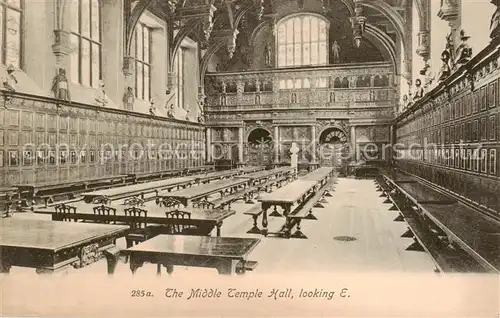 AK / Ansichtskarte  London__UK The Middle Temple Hall 