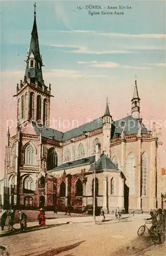 AK / Ansichtskarte 73812525 Dueren_Rheinland Anna Kirche Dueren_Rheinland