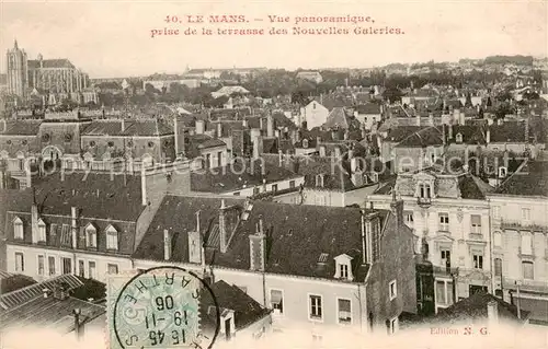 AK / Ansichtskarte Le_Mans_Sarthe Vue panoramique prise de la terrasse des Nouvelles Galeries Le_Mans_Sarthe