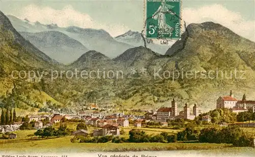 AK / Ansichtskarte Brigue_Brig_VS Vue generale de Brigue 