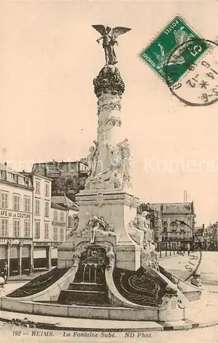 AK / Ansichtskarte Reims_51 La Fontaine Sube 