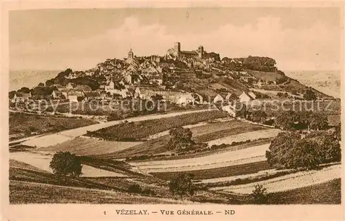 AK / Ansichtskarte Vezelay_89_Yonne Vue generale 