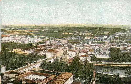 AK / Ansichtskarte Angouleme_16_Charente Vue Panoramique du Faubourg St Cybard 