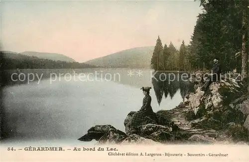 AK / Ansichtskarte Gerardmer_88_Vosges Au bord du Lac 