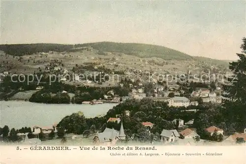 AK / Ansichtskarte Gerardmer_88_Vosges Vue de la Roche du Renard 