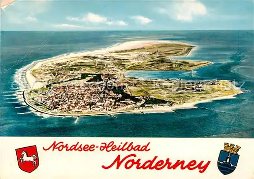 AK / Ansichtskarte  Norderney_Nordseebad Fliegeraufnahme Norderney_Nordseebad