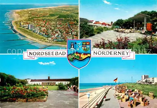 AK / Ansichtskarte  Norderney_Nordseebad Fliegeraufnahme Teilansichten Norderney_Nordseebad