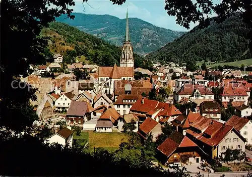 AK / Ansichtskarte  Schoenau_Schwarzwald Panorama Schoenau Schwarzwald