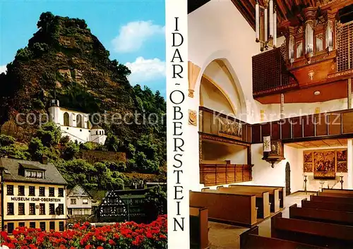 AK / Ansichtskarte  Idar-Oberstein_Jdar-Oberstein Museum Idar Oberstein Felsenkirche Inneres 