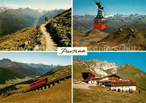 AK / Ansichtskarte  Seilbahn_Cable-Car_Telepherique Davos Parsennhuette Weissfluhjoch 