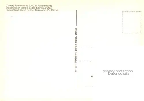 AK / Ansichtskarte  Seilbahn_Cable-Car_Telepherique Davos Parsennhuette Weissfluhjoch 