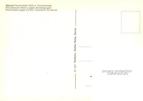 AK / Ansichtskarte  Seilbahn_Cable-Car_Telepherique Davos Parsennhuette Weissfluhjoch 